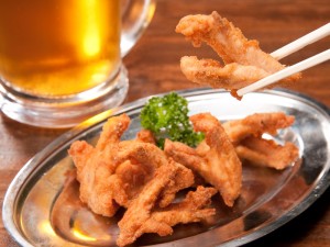 1羽から2つのみの部位「勝利の唐揚げ（Ｖチキン）」420円