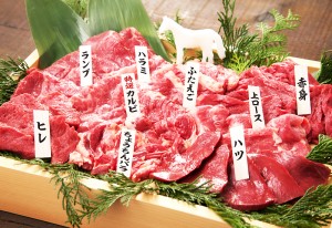 毎日、鮮度抜群の眩しい「馬肉」がお店に届く