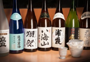 高級日本酒を惜しげもなく大放出!