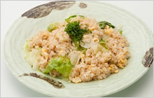 レタス玄米チャーハン