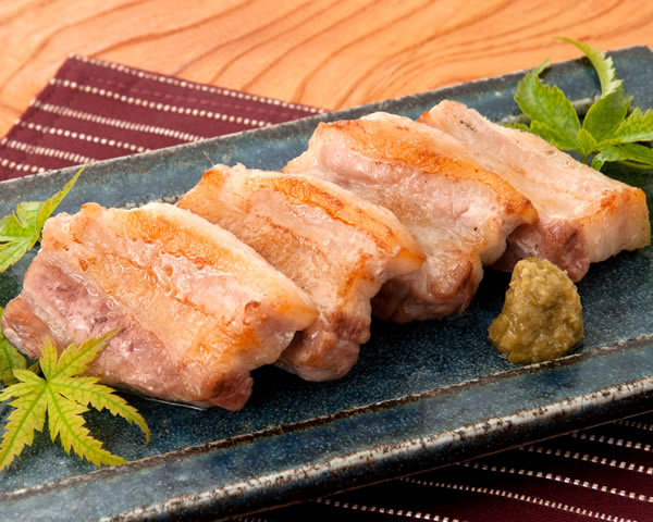 鮮乃庄】厚切り豚バラ肉の柚子胡椒塩麹漬焼き｜庄やグループ本部 大庄スマートフォン版ホームページ