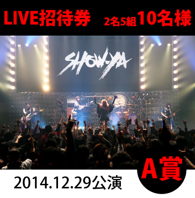 【A賞】12月29日公演SHOW-YALIVE招待券