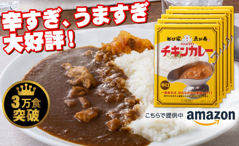 【大好評!!】とり家ゑび寿大人の辛口チキンカレー