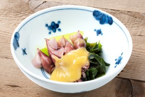 「ほたるいか酢味噌」（650円）