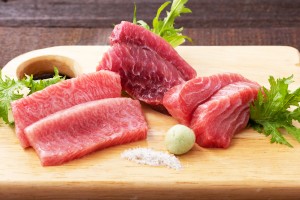 だてまぐろ®希少部位3点盛り（1,800円）