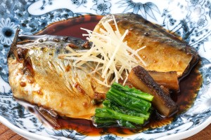 「さばの生姜煮」（580円）