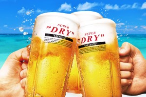 キンキンに冷えた生ビールで乾杯！