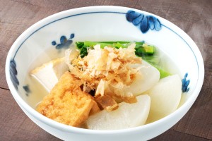 「カブとお揚げの炊いたん」（450円）