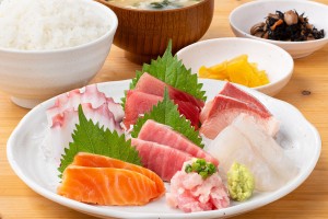 新鮮 刺身定食〔特上〕