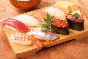 「寿司盛り合わせ8貫」（通常1,480円→半額740円）