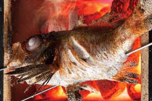 ノドグロの塩焼き