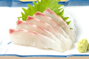 桜鯛刺身（500円）