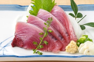 初かつお 刺身（650円）