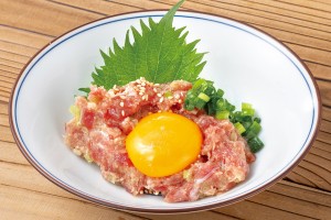 漁師風 かつお月見なめろう（680円）