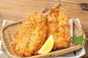 真いわしフライ（一尾450円）