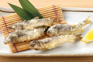 稚鮎の天布羅（650円）