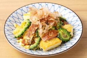 ゴーヤとスパムのチャンプル（650円）