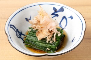 行者菜 お浸し（390円）