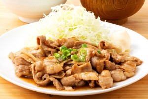 豚バラ肉 生姜焼き定食（1,000円）