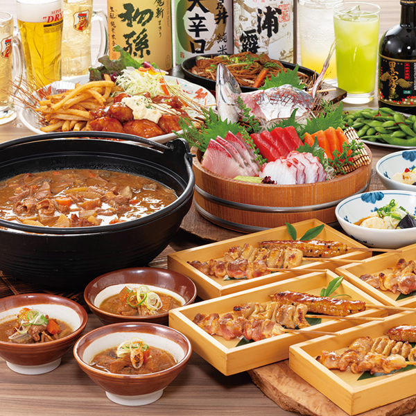 庄やグループの宴会コースご案内