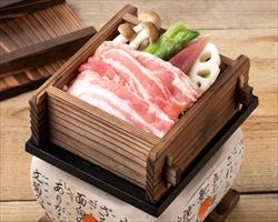 季節野菜と豚肉のせいろ蒸し｜東京酒BAL　塩梅グランドメニュー