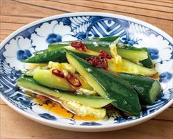 叩きわり胡瓜｜東京酒BAL　塩梅グランドメニュー