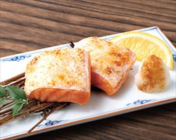 鮭ハラス焼き｜東京酒BAL　塩梅グランドメニュー