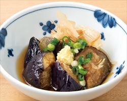 冷やし茄子煮浸し｜大庄水産グランドメニュー