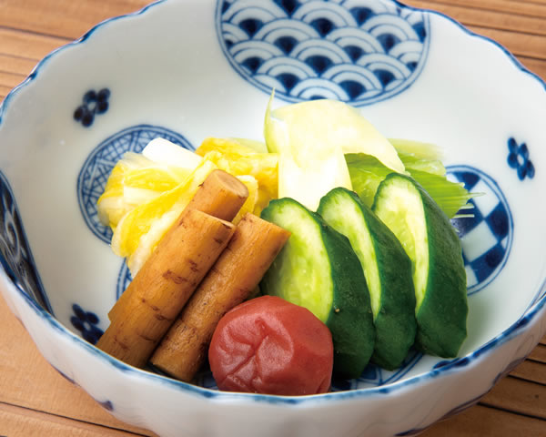 お新香盛り