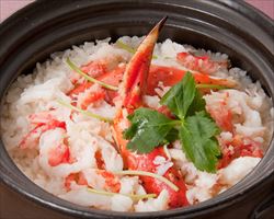 タラバガニバター土鍋御飯｜日本海庄やグランドメニュー