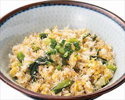 広島菜とジャコの焼きめし｜庄や大型店グランドメニュー