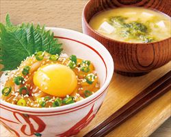 隠岐の島 寒シマメ丼(あおさ味噌汁付き)｜庄や大型店グランドメニュー
