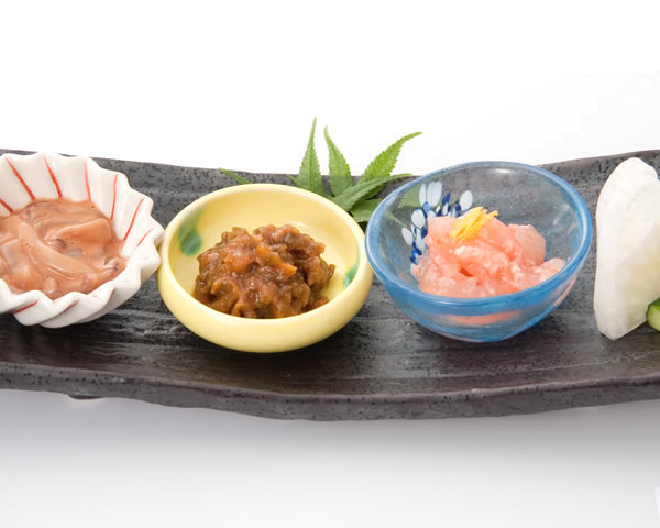 越後の珍味盛合せ