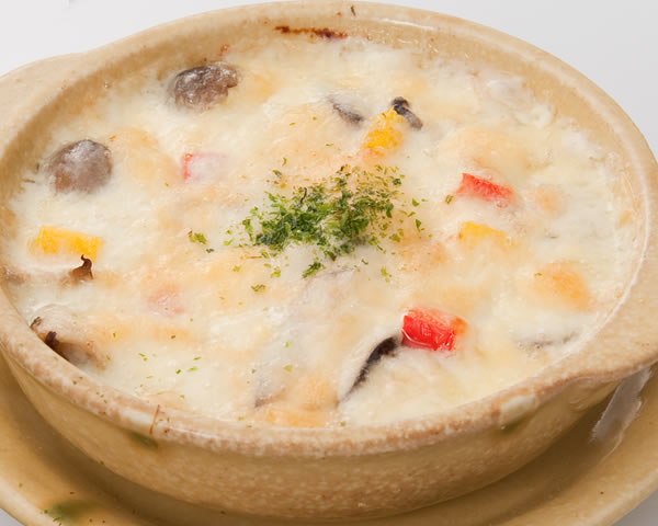 越後のきのこ三昧チーズ焼き