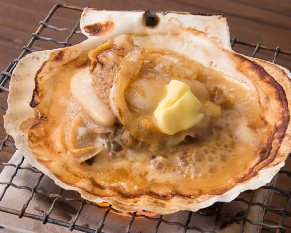 帆立バター醤油焼き
