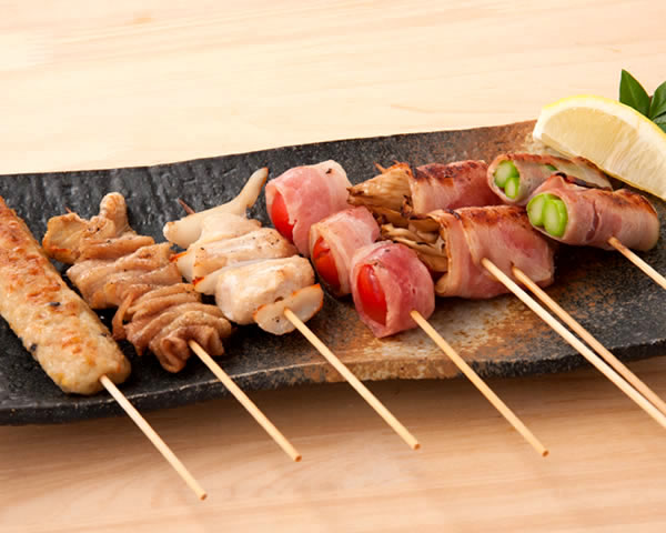 串焼き盛り(6本)