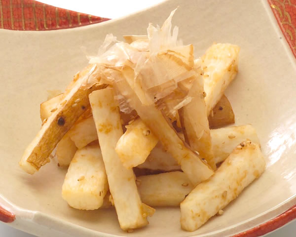 山芋サクサクおかか揚げ