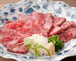 霜降り馬刺し｜日本海庄やグランドメニュー
