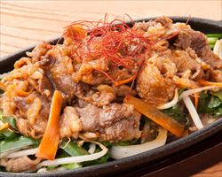 牛カルビスタミナ炒め｜日本海庄やグランドメニュー
