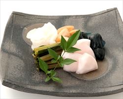 季節の漬物五種｜日本海庄やグランドメニュー