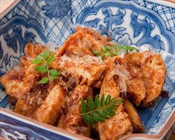 竹の子素揚げ　おかか和え｜日本海庄やグランドメニュー