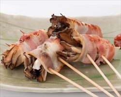 舞茸ベーコン串(1本)｜日本海庄や(新潟地区)グランドメニュー