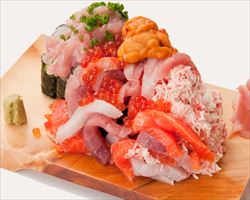 ぶっかけ寿司こぼれ盛り｜日本海庄や(新潟地区)グランドメニュー