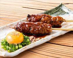 親鶏つくね焼き 黄身添え｜日本海庄やグランドメニュー