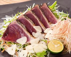 かつお塩たたき｜日本海庄やグランドメニュー