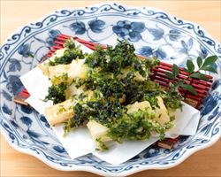 やみつき山芋柚子胡椒磯辺揚げ｜築地日本海グランドメニュー